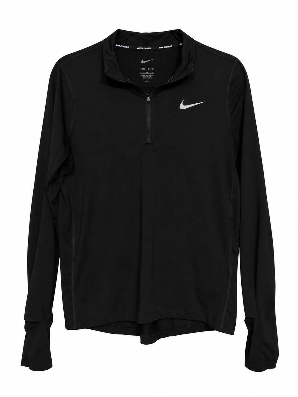 Nike Dri-FIT Element Half-Zip Running Top Black Small